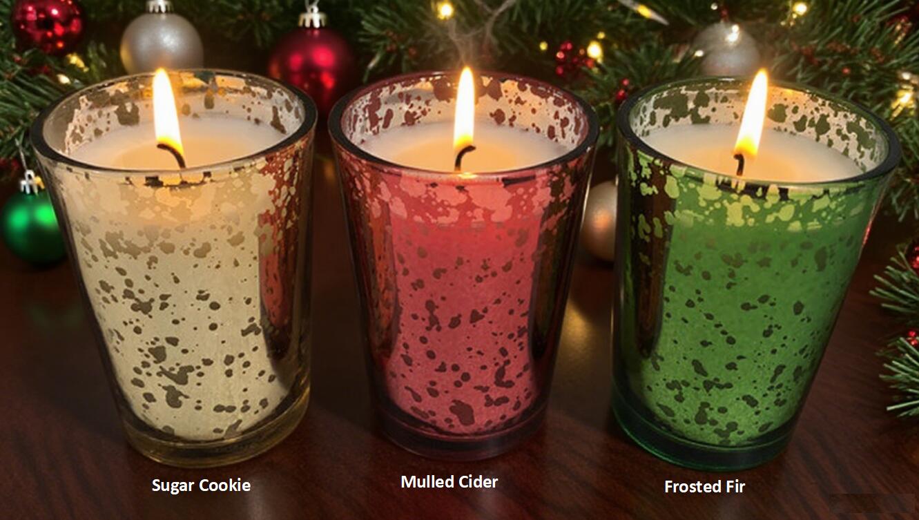 Mercury Glass Candle